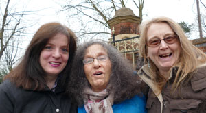 Mary, Bea and friend